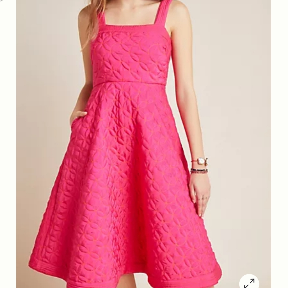 Anthropologie quilt dress